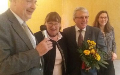 SPD-Fraktionsvorsitzender gratuliert Rainer Hampel zu 50 Jahren SPD