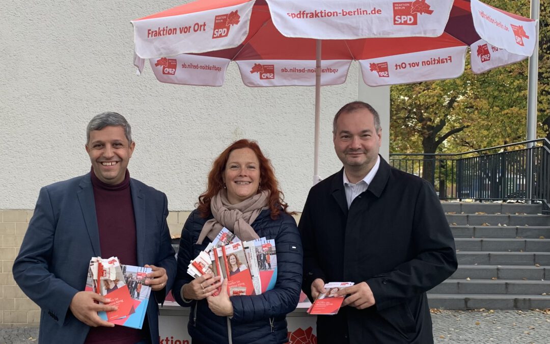 SPD-Fraktion Reinickendorf beim Stadtteiltag von Bettina König (MdA)