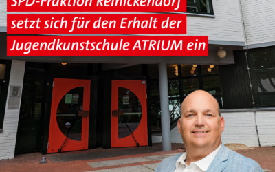 PM: SPD-Fraktion Reinickendorf setzt sich für den Erhalt der Jugendkunstschule ATRIUM ein