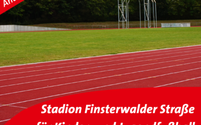 Antrag: Stadion Finsterwalder Straße für Kinder- und Jugendfußball nutzbar machen